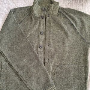 Men’s sweater coat.